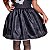 Fantasia Vestido Halloween Morcegos Prata - Imagem 3