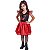 Fantasia Vestido Halloween Morcegos Vermelho - Imagem 1