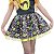 Fantasia Vestido Infantil Halloween Gato Preto Festa Cosplay - Imagem 3