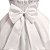 Vestido Infantil Branco Princesa Pérola Saia de Brilho - Imagem 3