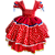 Vestido Junino Infantil Vermelho - Imagem 4