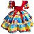 Vestido Junino Infantil Colorido - Imagem 3