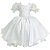 Vestido Infantil Branco com Renda - Imagem 1