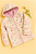 Jaqueta Estampada Com Pelo Rosa - Imagem 1