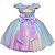 Vestido Infantil Sereia Luxo Menina - Imagem 2