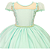 Vestido Infantil Verde Claro com Tule e Cinto de Pérolas - Imagem 3