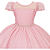 Vestido Infantil Rosa de Festa com Tule e Cinto de Pérolas - Imagem 2