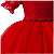 Vestido Vermelho com Renda - Imagem 3