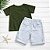 Conjunto Infantil Masculino Camiseta Verde + Bermuda - Imagem 4