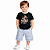 Conjunto Infantil Masculino Camiseta Verde + Bermuda - Imagem 3