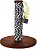 Arranhador Cat Crazy Mini Poste Marrom Pet Injet para Gatos - Imagem 3