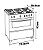 FOGAO GAS 5Q ATLAS AGILE UP GLASS PTO 20 - Imagem 4