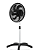 Ventilador Domina Oscilante Coluna 50 Cm 127 V Preto - Imagem 1
