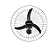 Ventilador Osc Parede 60Cm Pr Gr Pr Ch Hh Premium - Imagem 1