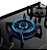 Fogao Gas Atlas 5Q Agile Glass Pto - Imagem 5