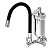 Torneira Gourmet Com filtro Flexível Preto de Parede Luxo - 2167sil C70preto - Imagem 1