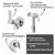 Ducha Higiênica Banheiro Completa Cromada com Suporte - duchahigic70 - Imagem 5