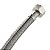 Engate Mangueira Flexível Trancado 60cm Aço Inox Quente Fria - Engateflexiveltrançado60cm - Imagem 3