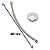Engate Mangueira Flexível Trancado 60cm Aço Inox Quente Fria - Engateflexiveltrançado60cm - Imagem 2