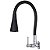 Torneira Gourmet de Parede Preta Flexível - 2 Jatos e 1/4 de Volta para Cozinha - 1167conepretoc72 - Imagem 1