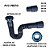 Kit Para Banheiro Preto completo com Torneira Luxo 4 Peças - KITITALIAÇOBLACK - Imagem 7