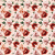 DS021 - Floral Romântico Coral (Sarja Digital) - Imagem 1