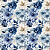 D495 - Devaneio Floral Azul 1 - Imagem 1