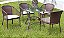 Mesa com 4 Cadeiras para Jardim - Imagem 2