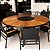 Conjunto de Mesa Cactos em Madeira com 8 Poltronas - Imagem 2
