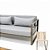 Conjunto de Sofá Bogarim 2 Lugares de Alumínio com Poltronas e Mesinhas - Imagem 5