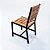 Cadeira Afelandra sem Braço de Madeira e Alumínio - Imagem 2