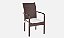 Cadeira de Alumínio e Fibra Sintética com almofada - Imagem 2