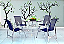 Kit Jogo de Mesa 4 Cadeiras Lótus e 2 Espreguiçadeiras - Imagem 2