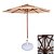 Ombrelone Central em Madeira 3,00m de Diâmetro com Base - Imagem 1