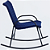 Cadeira de Balanço em Alumínio e Corda Náutica - Imagem 2