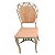 Cadeira de Jantar em Alumínio Fundido e Madeira Modelo Aracruz Cor Bege - Imagem 6