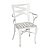 Conjunto de Mesa com 4 Cadeiras Jardim Alumínio Fundido Modelo Liz - Imagem 3