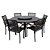 Conjunto Perpétua com Mesa Giratória Giro Externo com 6 Cadeiras - Imagem 1