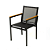 Conjunto Perpétua com Mesa Ripada 1.00m + 4 Cadeiras - Imagem 2