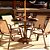 Conjunto de mesa Lótus Tampo Liso com 4 Cadeiras e Ombrelone - Imagem 3