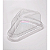 100 Unid Embalagem Para Fatia De Bolo Torta Pudim Base Cristal Sanpack® S 630 Caixa fechada - Imagem 3