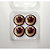 50 Unid Embalagem Pote Doce Quadrado com Tampa Articulada Packform® PF 641 - Imagem 9