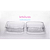 50 Unid Embalagem Pote Doce Quadrado com Tampa Articulada Packform® PF 641 - Imagem 2