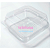 50 Unid Embalagem Pote Doce Quadrado com Tampa Articulada Packform® PF 641 - Imagem 1