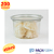 200 Unid Embalagem Pote Redondo 450ml com Tampa Articulada marca Packform® PF 771 Caixa Fechada - Imagem 1