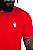 CAMISETA I AM VIP SUEDINE - VERMELHA CORUJA BRANCA - Imagem 3
