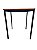 Mesa industrial quadrada 70x70 - Imagem 2