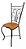 Jogo Conjunto Mesa 70 cm E 4 Cadeiras Ferro e Madeira - Imagem 2