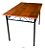 Mesa 140x80 Ferro e Madeira Frete incluso - Imagem 1