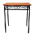 Mesa 100x50 por 85 cm Altura Ferro Madeira Frete incluso - Imagem 1
